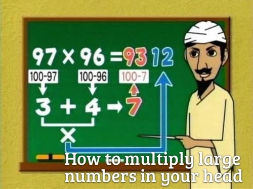 How to multiply large numbers in your head